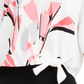 Alfani Women's Printed Side Tie Top White Size PM