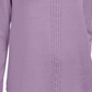 Karen Scott Women's Cotton Cable-Knit Sweater Purple Size Large