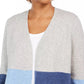 Charter Club Women's Color blocked Knit Cardigan Size XX-Large