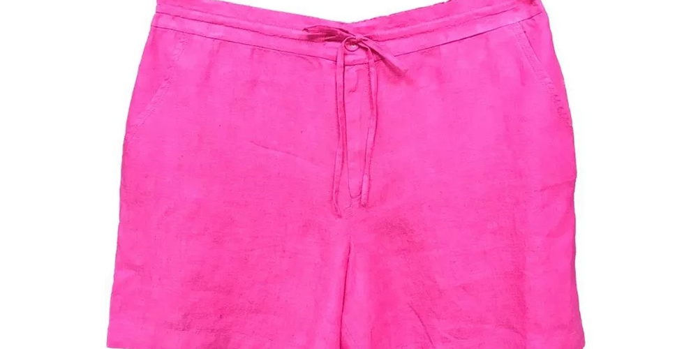 Charter Club Women's Pull On Shorts Pink  Size Medium