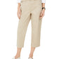 Charter Club Women's Capri Twill Pants Beige Size 10
