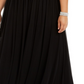 Betsy & Adam Women's Plus Embellished Bodice Gown Black Size 18W