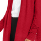 Charter Club Women's Open-Front CardiganMedium Red Size XX-Large