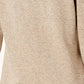 Karen Scott Women's Beige Ribbed Long Sleeve Turtle Neck Sweater Brown Size X-Small