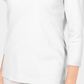 Karen Scott Women's Cotton V-Neck Button-Trim Top White Size X-Small