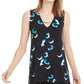 Alfani Women's Hardware Trim Top Blue Size PM