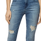 J Brand Women's Alana High Rise Cropped Skinny Jeans in Fix Up Destruct Blue Size 29