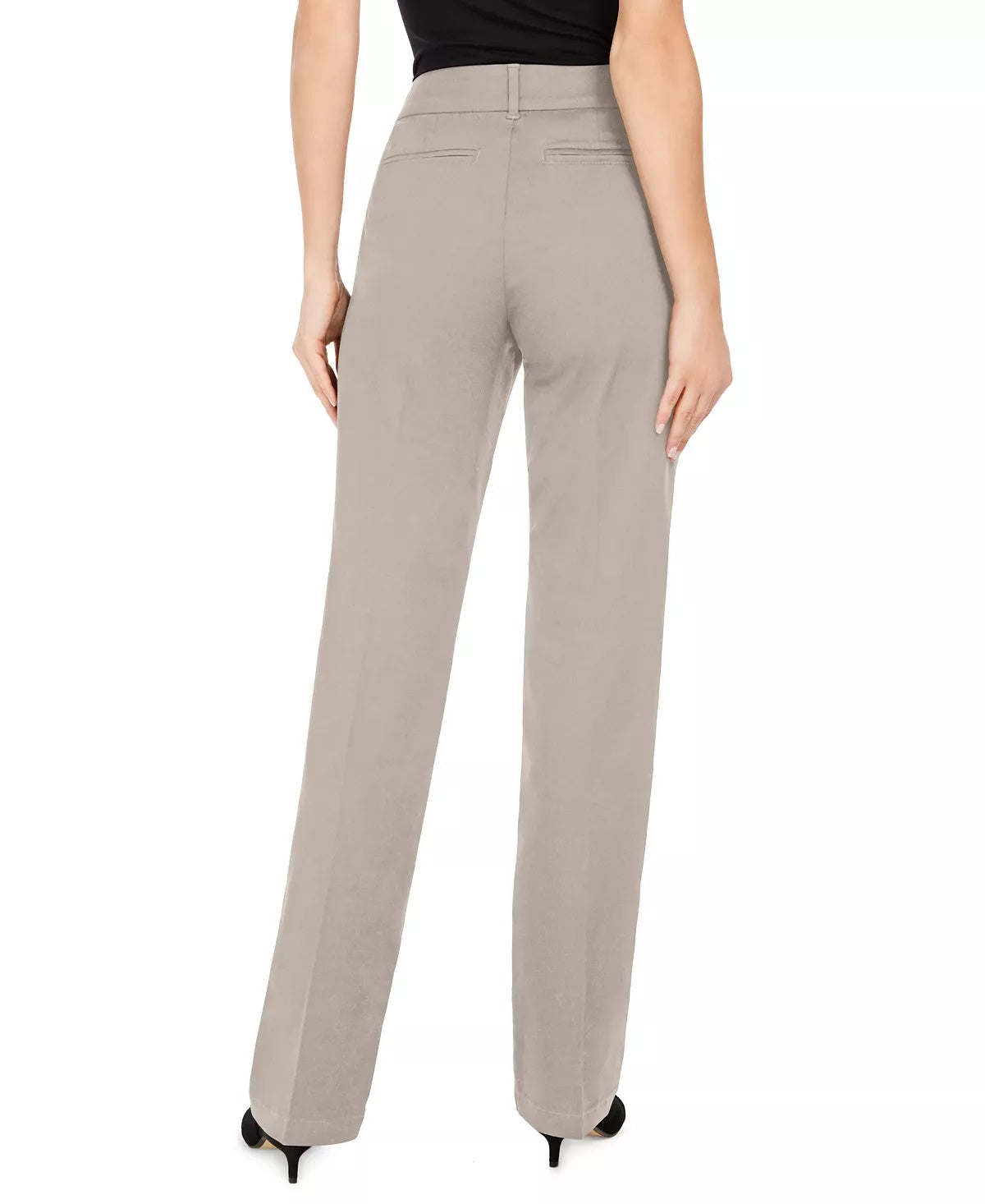 Charter Club Women's Tummy Control Trouser Beige Size 4