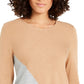 Alfani Women's Petite Colorblocked Asymmetrical TunicBeige khaki PS/M