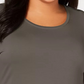 JM Collection Women's Plus Size Scoopneck Top Gray 0X