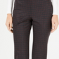 Charter Club Women's Printed Pull On Pants Brown Size 6