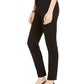 Alfani Women's Petite Extended-Tab Skinny Pants  Black Size 16 Petite