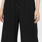 NY Collection Women's Petite Palazzo Pants Black Size Petite X-Large