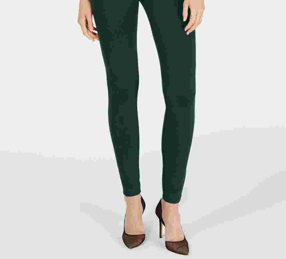 INC International Concepts Women's Petite Seamless Leggings Green Size Petite Small