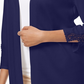 JM Collection Women's Open Front Crochet Trim Cardigan Blue Size XX-Large