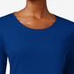 Charter Club Women's Pima Cotton Long Sleeve Top  Blue Size X-Large