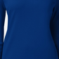 Charter Club Women's Pima Cotton Long Sleeve Top  Blue Size X-Large