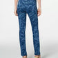 Charter Club Women's Paisley-Print Straight-Leg Jeans Blue Size 18