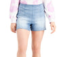 INC International Concepts Women's Pull-On Jean Shorts Blue Size 6