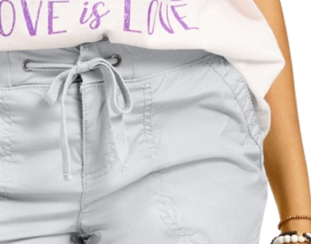 Style & Co Women's Bermuda Shorts Silver Size Large