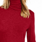 Maison Jules Women's Turtleneck Top Bright Red Size X-Large