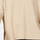 Style & Co Women's Hoodie 3/4 Sleeve Top Beige Size XX-Large
