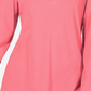 Charter Club Women's Supima Cotton Split Neck Top Pink Size XX-Large