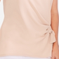 Vince Camuto Women's Crepe Side Tie Blouse Peach Size 2XL