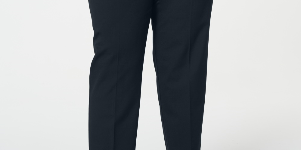 Charter Club Women's Plus Slim-Leg Ankle Pants Blue 14W