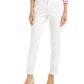 Charter Club Women's Eyelet-Ankle White Jeans Natural Size 6