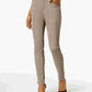 Style & Co Women's Petite Curvy-Fit Skinny Jeans Brown Size 2 Petite