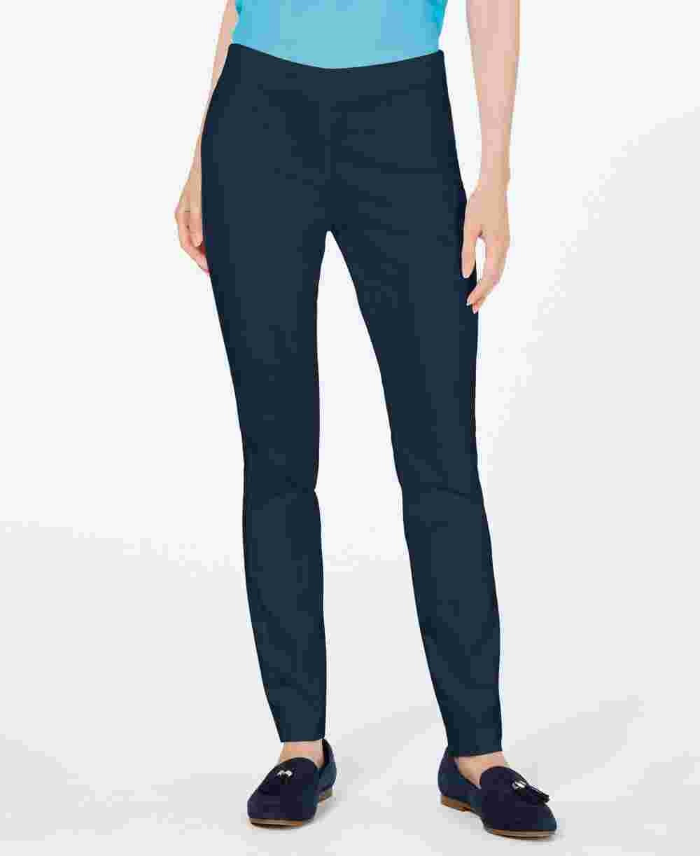Charter Club Women's Chelsea Stretch Skinny Pants Blue Size 8 Petite