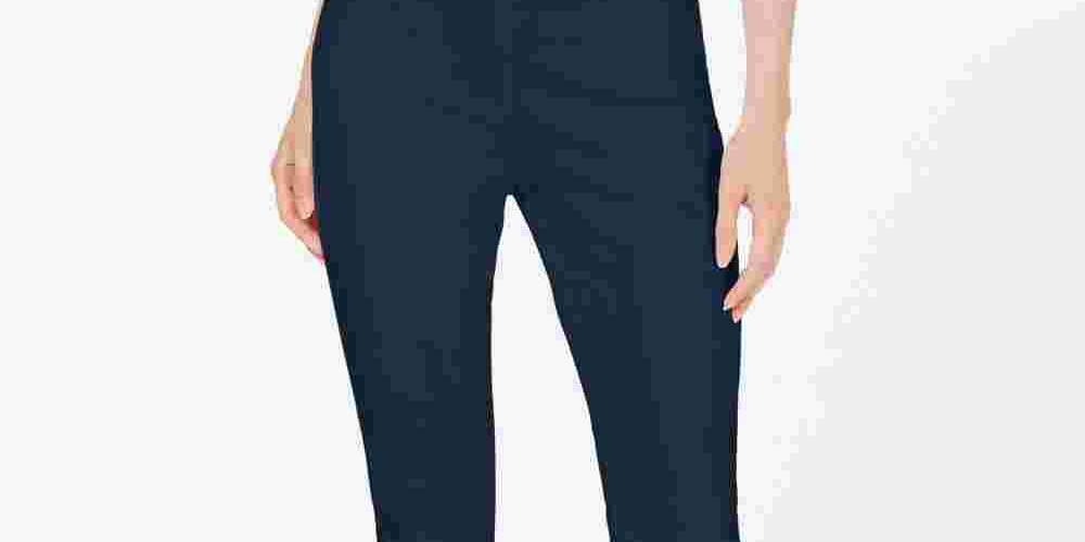 Charter Club Women's Chelsea Stretch Skinny Pants Blue Size 8 Petite