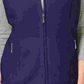 Karen Scott Women's Fleece Zip Front Vest Purple Size PS