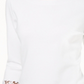 INC International Concepts Women's Lace Cuff Bell Sleeve Sweater White Size Small