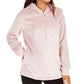 Ideology Women's Faux Fur Quarter Zip Hoodie Pink Size X-Large