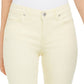 Style & Co Women's Light Wash Skinny Ankle Jeans Yellow Size 6