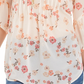 Style & Co Women's Sheer Pintuck Floral-Print Blouse Pink Size M