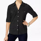 Style & Co Women's Utility Shirt Green Size Small