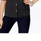 Style & Co Women's Utility Shirt Green Size Small