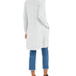 Style Co Women's Textured Open Front Long Sweater White Size XX-Large