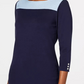 Karen Scott Women's Cotton Colorblocked Sweater Blue Size X-Small