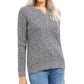 Karen Scott Women's Cable-Knit Henley Sweater Grey Size Small