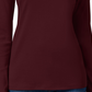 Charter Club Women's Pima Cotton Long-Sleeve Top Burgundy  Size X-Small