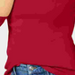 Charter Club Women's Pima Cotton Long-Sleeve Top Red Size Medium