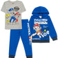 Nickelodeon Little Boy's 3 Pc Paw Patrol Hoodie T-Shirt & Joggers Set Blue Size 7