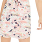 Maison Jules Women's Floral V Neck Casual Dress Pink Size X-Large