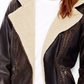 Levi's Women's Faux Leather Hooded Moto Jacket Brown Size X-Small