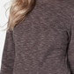 Karen Scott Women's Boat Neck Space Dyed Top Gray Size Medium