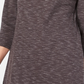 Karen Scott Women's Boat Neck Space Dyed Top Gray Size Medium